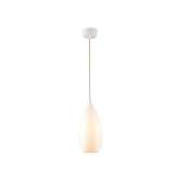 Original BTC Drop Zero Pendant Light, White Gloss