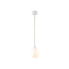 Original BTC Drop One Small Pendant Light, White Gloss
