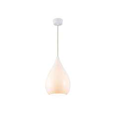 Original BTC Drop One Large Pendant, White Gloss