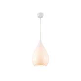 Original BTC Drop One Large Pendant, White Gloss