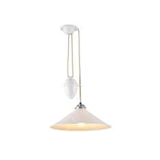 Original BTC Cobb Rise & Fall Large Pendant Light, White