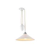Original BTC Cobb Rise & Fall Large Pendant Light, White
