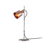 Original BTC Chester Table Light, Satin Copper, Black Braided Cable