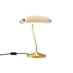 Original BTC Banker's Desk Light, Satin Brass
