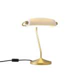 Original BTC Banker's Desk Light, Satin Brass