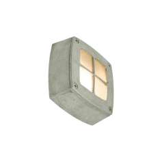 Original BTC 8140 Wall Light Square, Cross Guard, Aluminium