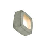 Original BTC 8139 Wall Light Square, Plain Bezel, Aluminium