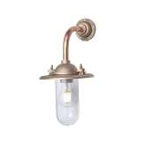 Original BTC 7685 Exterior Bracket Light, Ref, Right Angle, Round, Gunmetal, Clear Glass