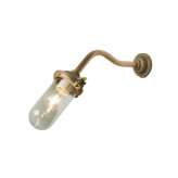 Original BTC 7684 Exterior Bracket Light, No Ref, Canted, Round, Gunmetal, Clear Glass