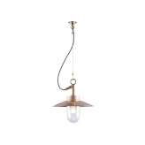 Original BTC 7680 Well Glass Pendant With Visor, Gunmetal, Clear Glass, IP44