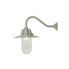 Original BTC 7675 Dockside Wall, With Reflector, Putty Grey, Clear Glass