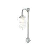 Original BTC 7673 Bracket Light with Switch, Galvanised, 60W, Clear Glass