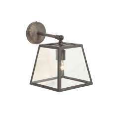 Original BTC 7636 Quad Wall Light Internally Glazed, Weathered Brass, Clear