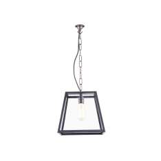 Original BTC 7636 Quad Pendant Light, Internal Glass, Medium, Weathered Brass, Clear Glass