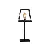 Original BTC 7636 Quad Medium Table Light, Weathered Brass, Clear Glass