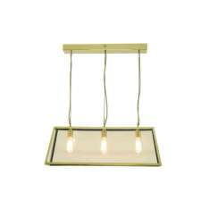 Original BTC 7632 Diner, Internally Glazed, 75, Polished Brass, Clear Glass