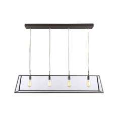 Original BTC 7632 Diner, Internally Glazed, 125, Weathered Brass, Clear Glass