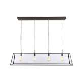 Original BTC 7632 Diner, Internally Glazed, 125, Weathered Brass, Clear Glass