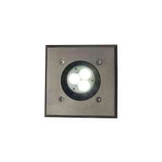 Original BTC 7602 Recessed Uplight, Weathered Brass, GU10
