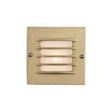 Original BTC 7601 Low Voltage Recessed Step Light, Back Box, Sandblasted Bronze