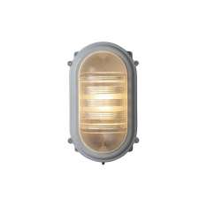 Original BTC 7530 Rectangular Bulkhead Fitting, E27, Grey