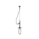 Original BTC 7524 Ship's Well Glass Pendant, Frosted Glass, Weathered Brass