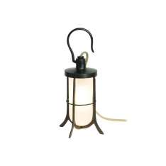 Original BTC 7521 Ship's Hook Light, Frosted Glass, Weathered Brass