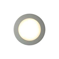 Original BTC 7512 Aluminium Wall Light, Painted Silver