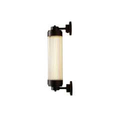 Original BTC 7216 Pillar Offset Wall Light LED, Weathered Brass