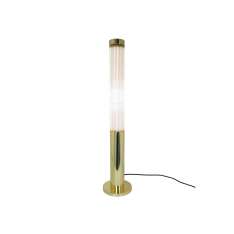 Original BTC 7215 Pillar Floor Light, Polished Brass