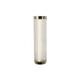 Original BTC 7210 Pillar LED wall light, 60/15cm, Polished Brass