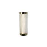 Original BTC 7210 Pillar LED wall light, 40/15cm, Polished Brass