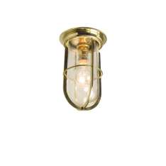 Original BTC 7203 Ship's Companionway With Guard, Polished Brass, Clear Glass