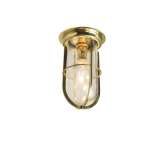 Original BTC 7203 Ship's Companionway With Guard, Polished Brass, Clear Glass