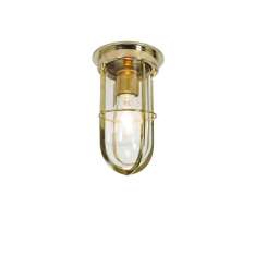 Original BTC 7203 Ship's Companionway With Guard, Polished Brass, Clear Glass