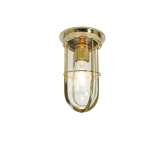 Original BTC 7203 Ship's Companionway With Guard, Polished Brass, Clear Glass