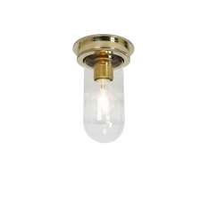 Original BTC 7202 Ship's Companionway Light, Polished Brass, Clear Glass