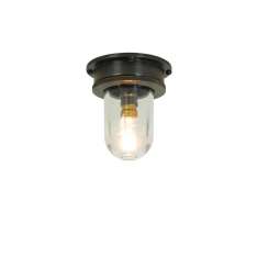 Original BTC 7202 Miniature Ship's Companionway, Weathered Brass, Clear Glass