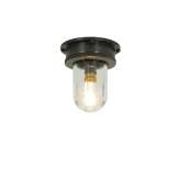 Original BTC 7202 Miniature Ship's Companionway, Weathered Brass, Clear Glass