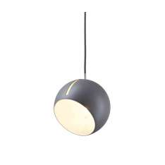 Nyta Tilt Globe pendant light grey