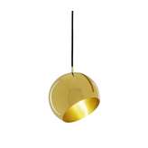 Nyta Tilt Globe Brass pendant light