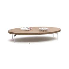 Nurus To Coffee Elliptical Coffee Table
