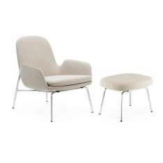 Normann Copenhagen Era Lounge Chair Low & Footstool