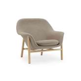Normann Copenhagen Drape Lounge Chair Low Oak