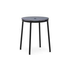 Normann Copenhagen Circa Stool Black Aluminum