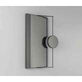 NIC Design Ray - rectangular mirror with magnifying