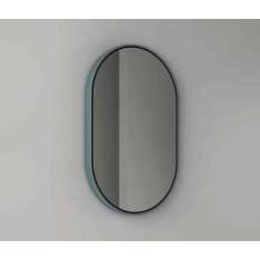 NIC Design Parentesi - oval mirror with ceramic frame