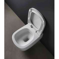 NIC Design Ovvio - Rimless wall-hung toilet