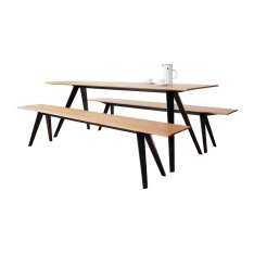 NEUVONFRISCH Knikke – foldable bench & table