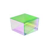 NEO/CRAFT Rho Square H 35 - glass - pink/green